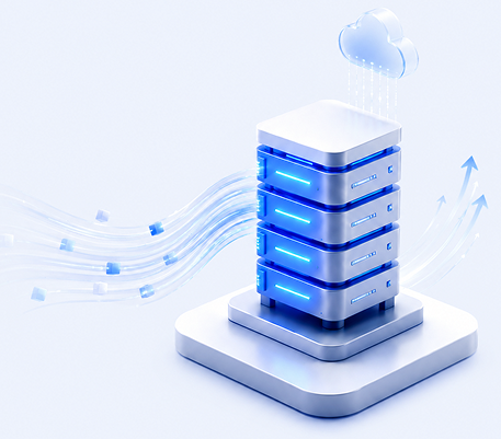 3D Server Illustration